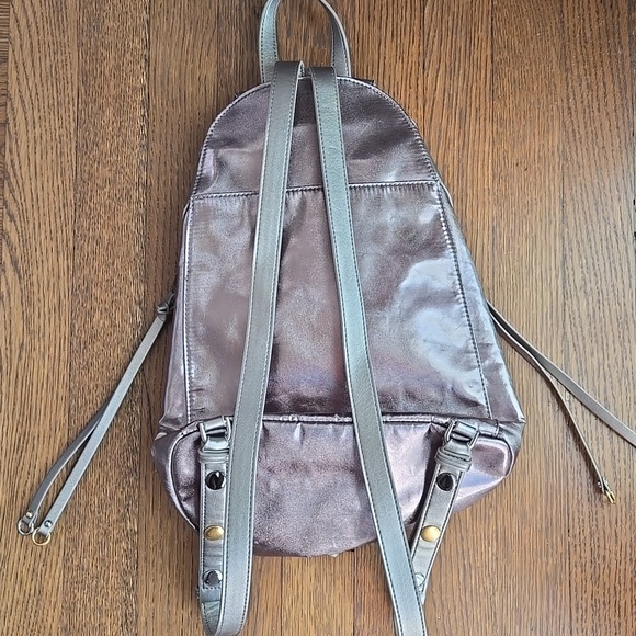 Rebecca Minkoff Nylon Medium Zip Julian Backpack Anthrocite, NWT, City Chic Edgy main image 10